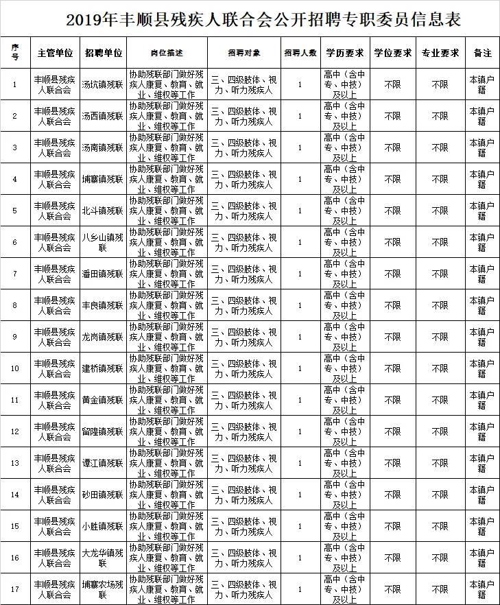 丰顺县文化广电体育和旅游局最新招聘公告概览